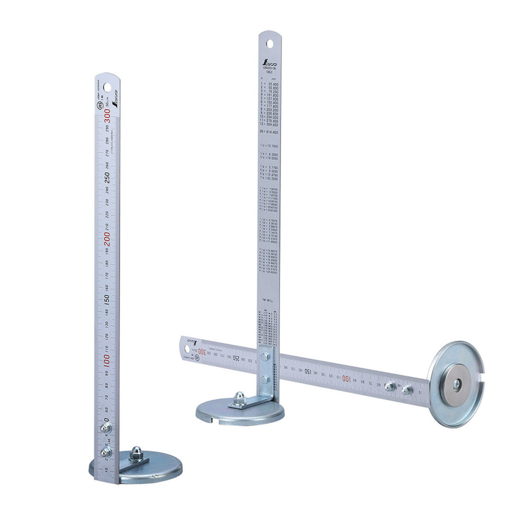 マグのスケ 30cm AR-4111【ケース販売】２個入 定規 JIS規格品 マグネット付 アラオ