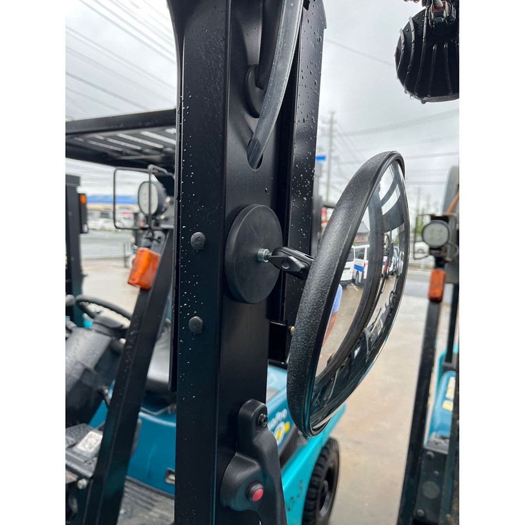 カーブマグミラー AR-4306【ケース販売】10個入 マグネット 磁石 簡単取り付け 鏡 アラオ