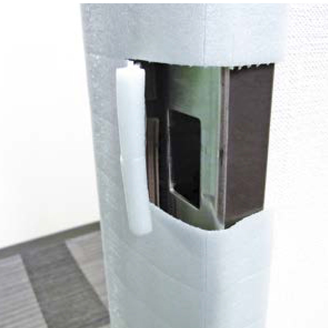 枠造 FC35W N02-006【ケース販売】30巻 養生材 開口枠 玄関ドア 窓枠 わくぞう  エムエフ KM