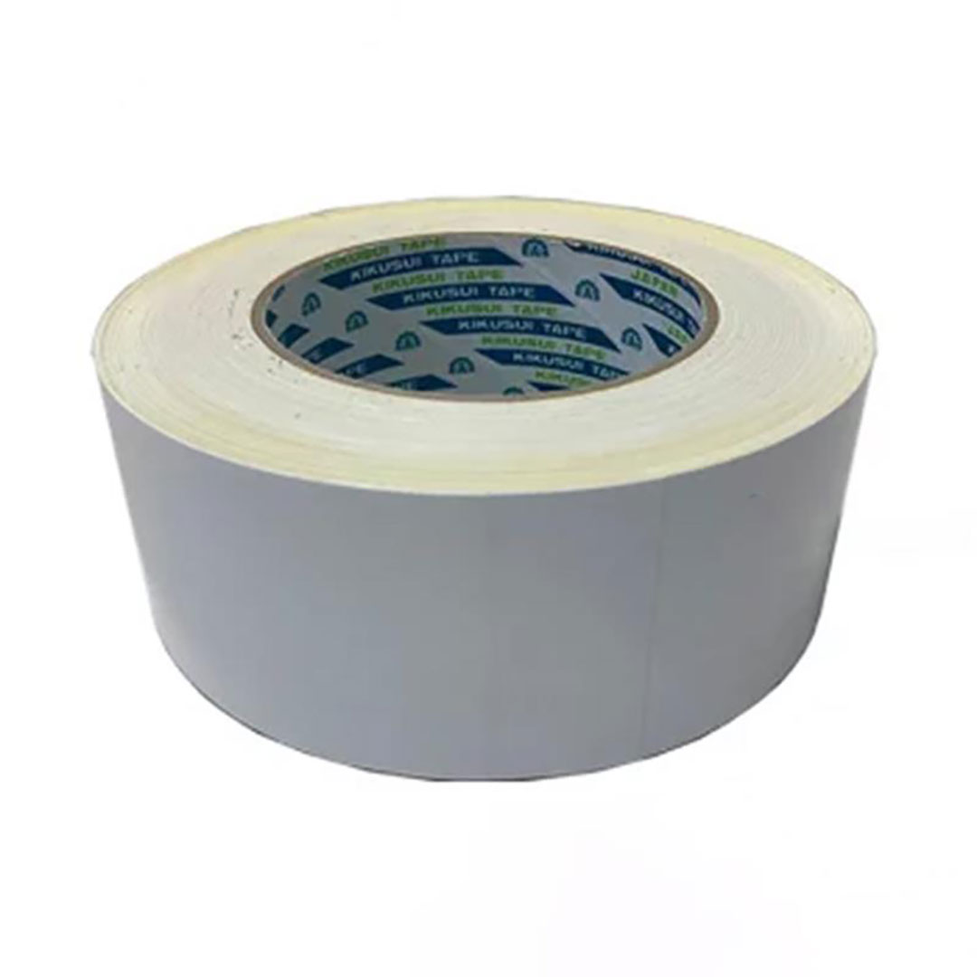 キクラインテープ No,319 白 50mm×30m【ケース販売】30巻入再剥離 貼付け式 床面 標示 菊水テープ