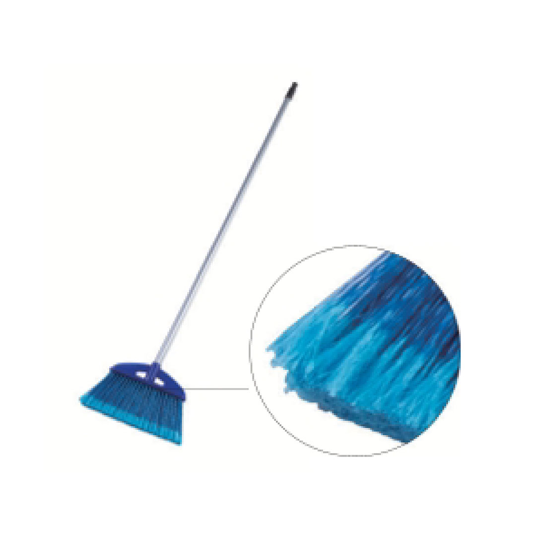 ナイロンほうき 長柄 特上【ケース販売】10本入 全長135cm ホーキ 箒 先割 KM