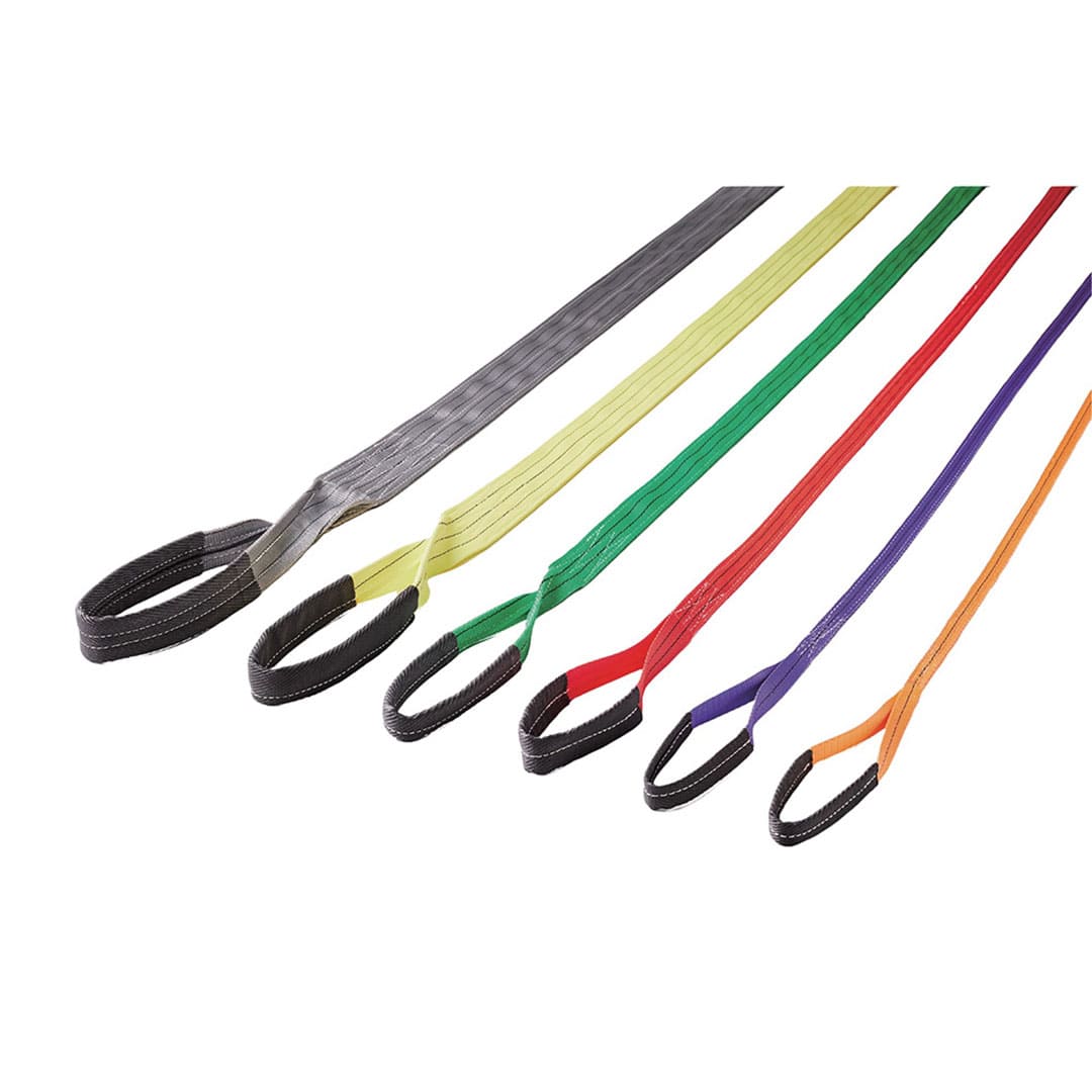 ベルトスリング 緑 50mm×5m 65314【セット販売】15本入 使用荷重1600kg 玉掛け作業 FREAK フリーク