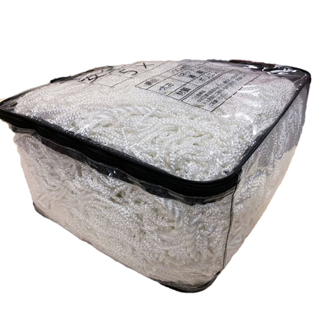 安全ネット 5×5m 目合10㎝ 白 養生用 ネット 仕切り用 工事 現場 安全対策 KM