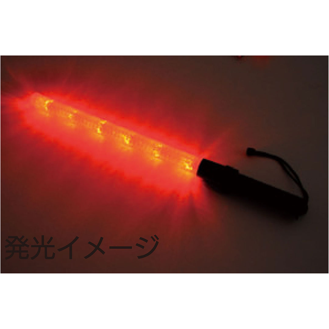 LED 誘導灯 赤6灯 L560 防雨 耐衝撃性 点滅 点灯 金具フック KMネクスト