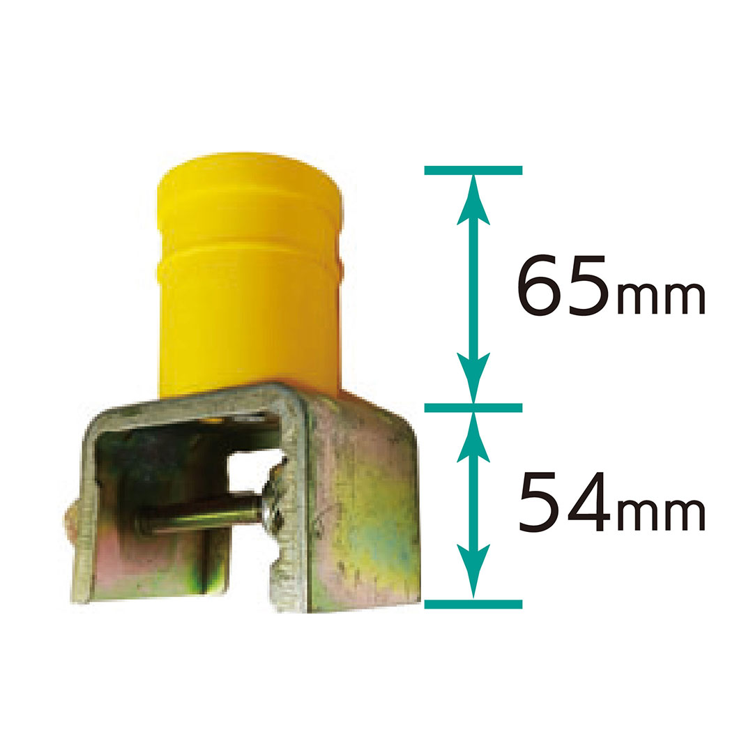 工事灯 クランプC 固定 U 211582560 工事 現場 夜間 単管 パイプ KMネクスト