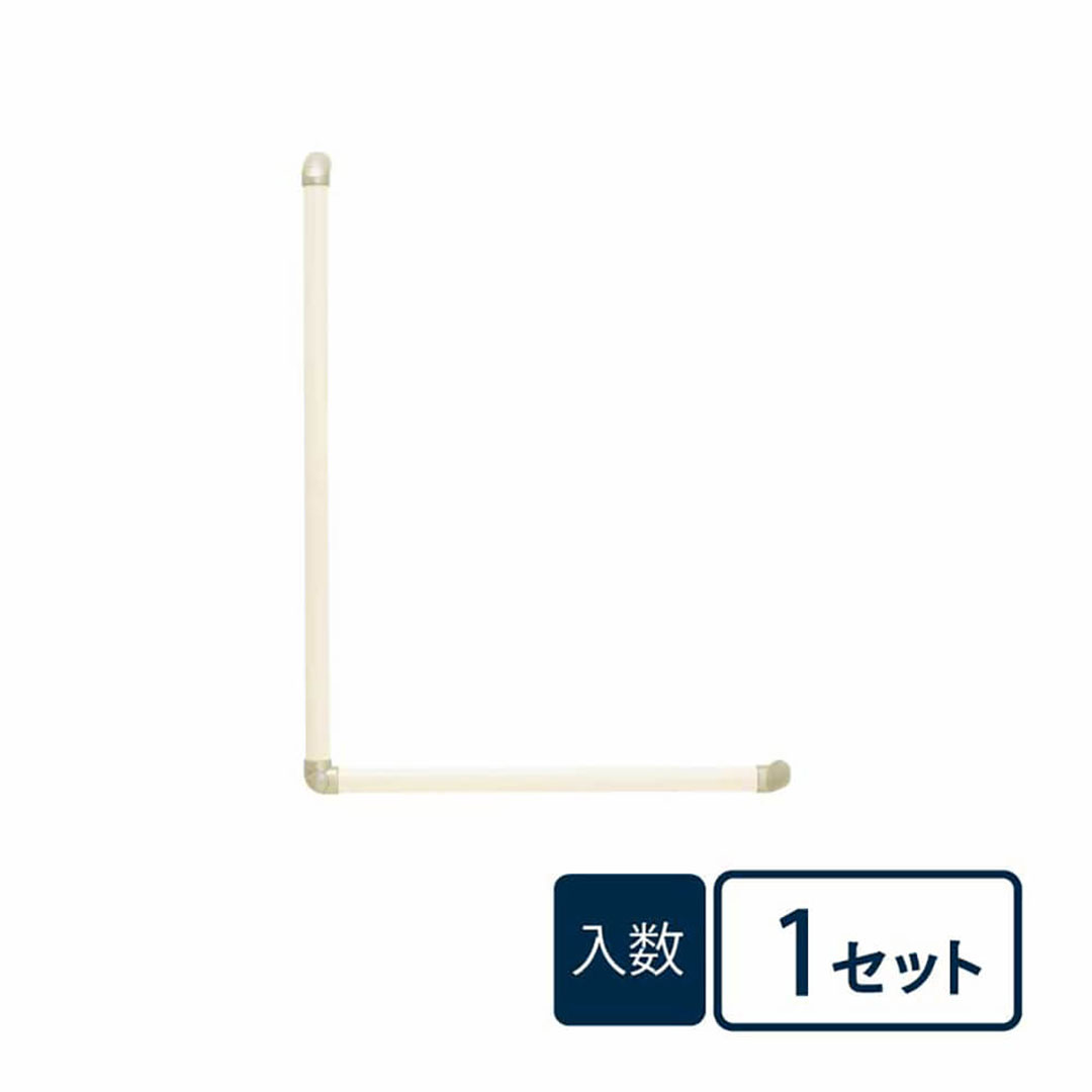 グリップ手摺 L型 Φ32mm 単色ホワイト TS-LPH【ケース販売】1セット入 永大産業 EIDAI