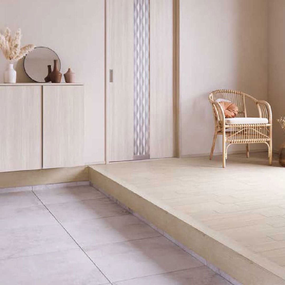 上がり框 後付け 12.5×102×170×1950（mm）ホワイト柄 LK-U-HWS 床造作材 永大産業 EIDAI