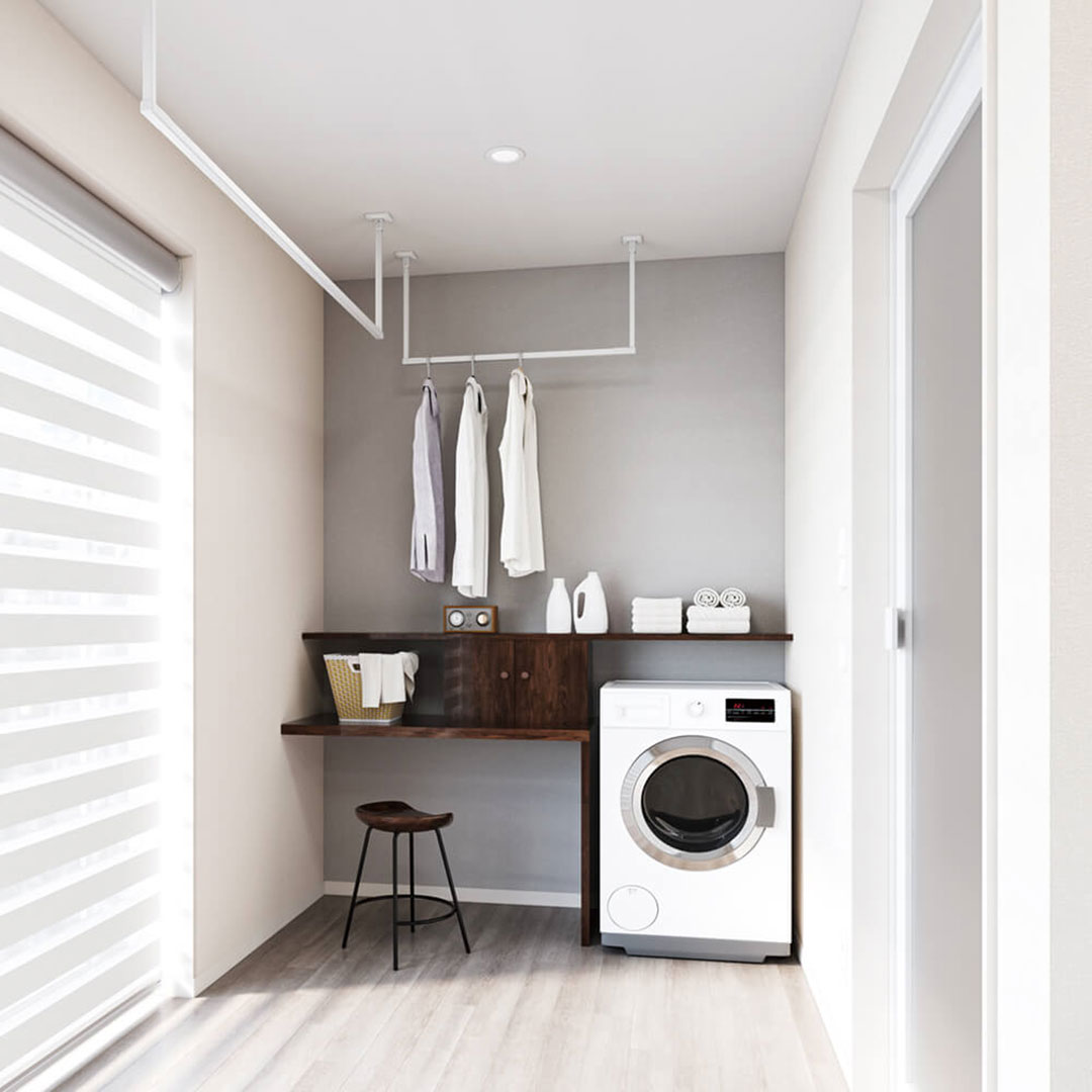 ホスクリーン BAR型 BAR1-4518-W ホワイト H450×W1820 川口技研 室内用 物干金物（法人限定）