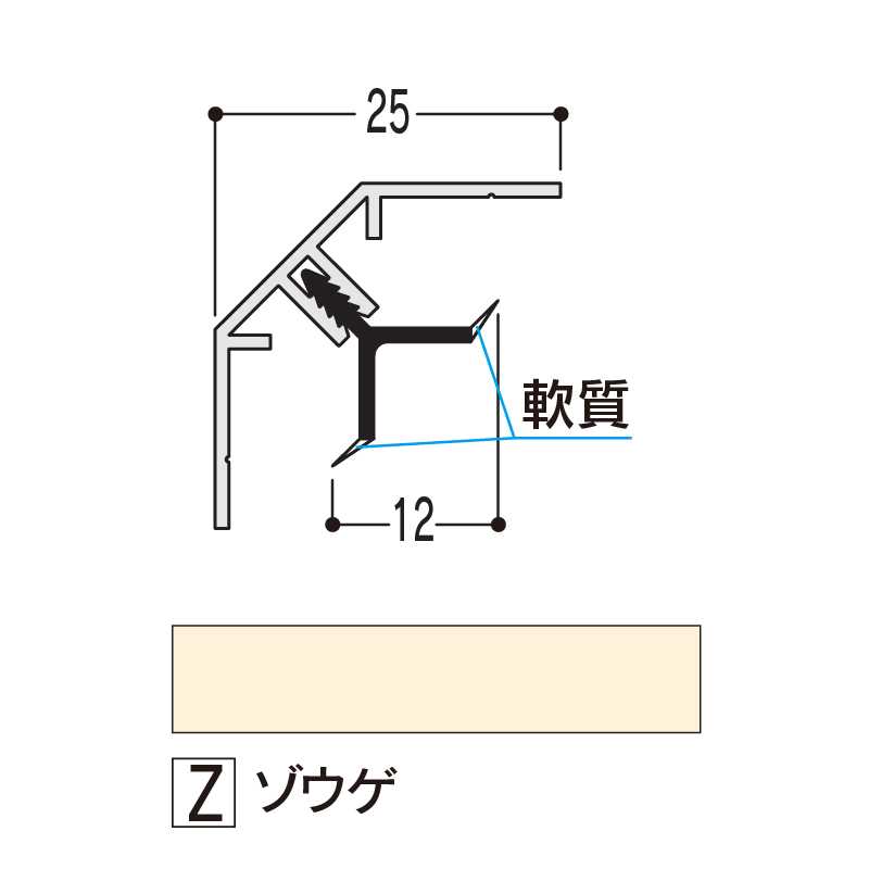 バスパネル 入隅Ｓ ゾウゲ 3000mm LESLZ3【ケース販売】20本 浴室用天井 壁装材