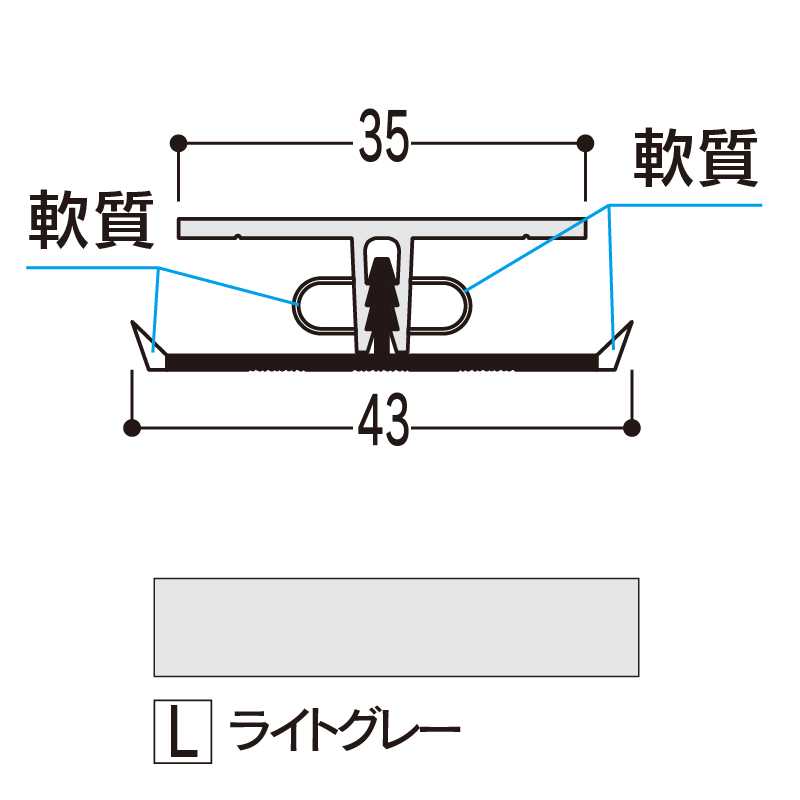 バスパネル ジョイント ライトグレー 3000mm LJ-LL3【ケース販売】20本 浴室用天井 壁装材