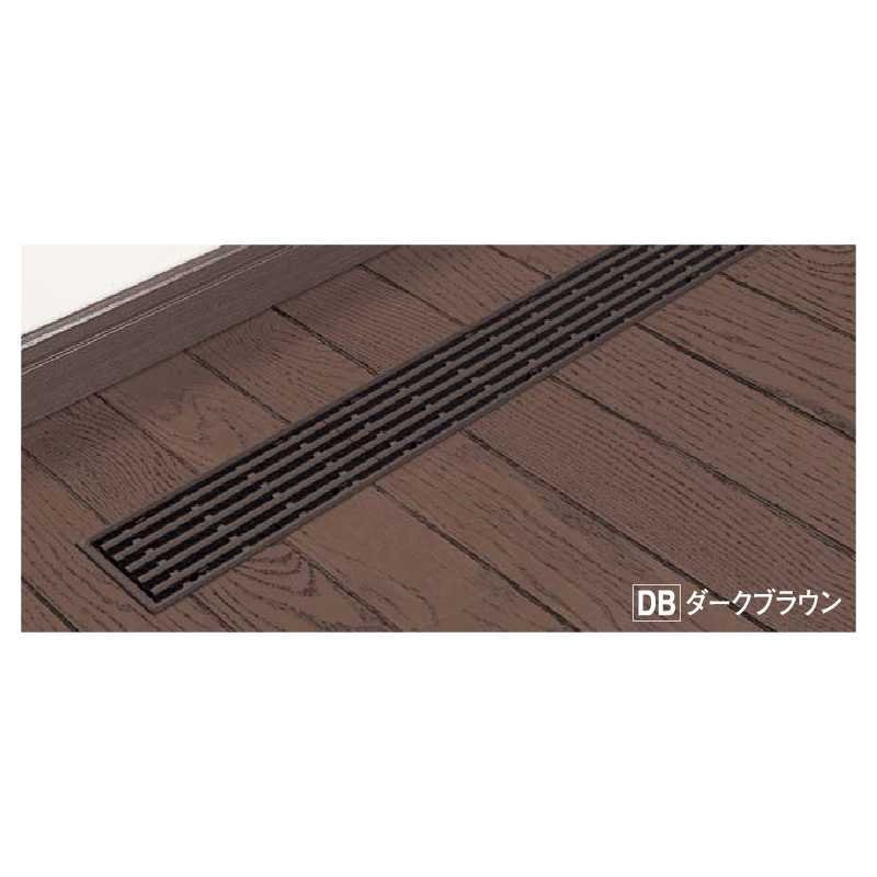 エアスリット N本体 ダークブラウン 100×200×25(mm) ASNDB【ケース販売】10個