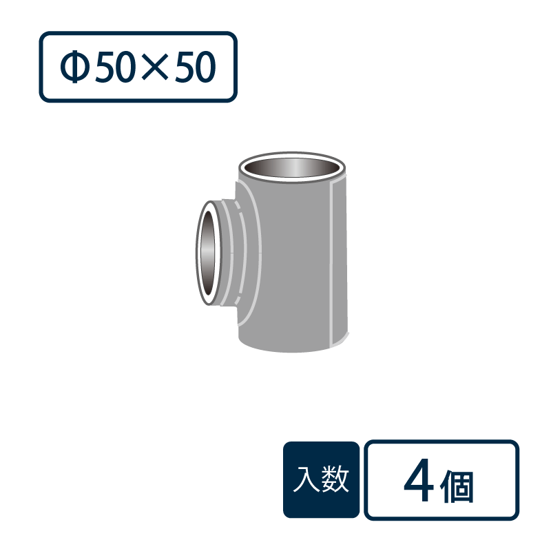 先付けタイプ 継手 90°Y Φ50×50 ベンソン 配管防音材 おとなし君 塩ビ管一体型【ケース販売】4個入 早川ゴム