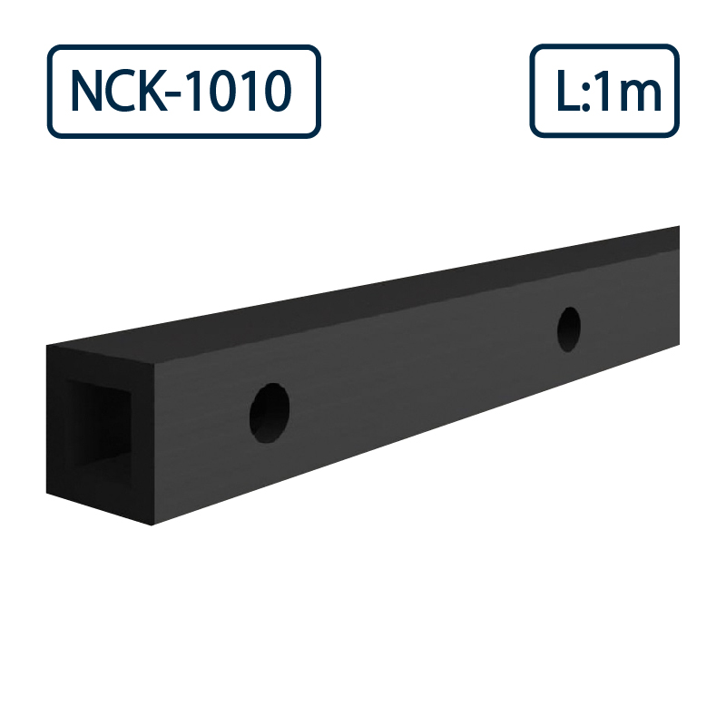 【受注生産】カーストッパー NCKタイプ 1m（スクエア型･中空）NCK-1010 ナカ工業（法人限定）