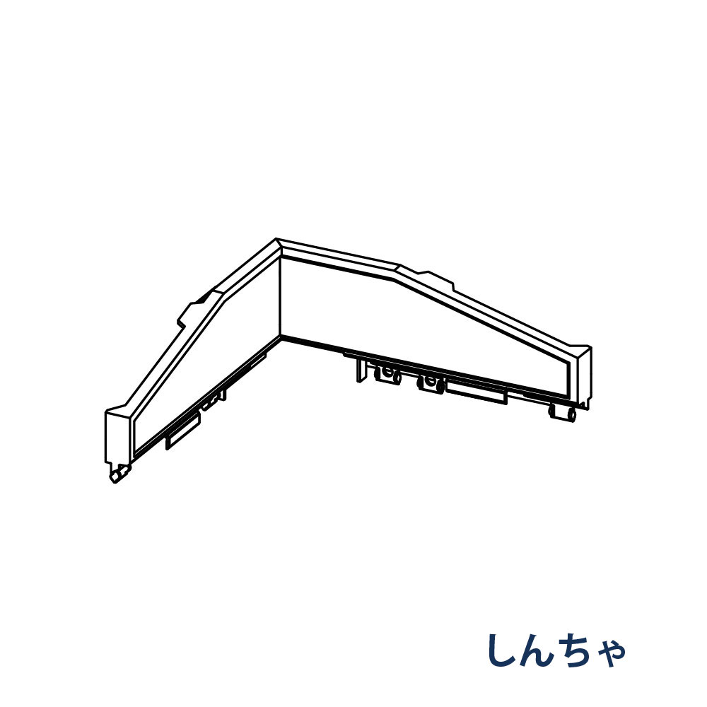 内飾り板 KAKU RK85(軒系列) 90° MQK5032 しんちゃ 雨どい パナソニック アイアン 高強度 高耐食