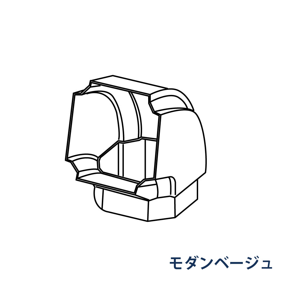エルボ たてとい30 S30(たて系列部材) 105° KBPX562K モダンベージュ 雨どい パナソニック 高耐候仕様