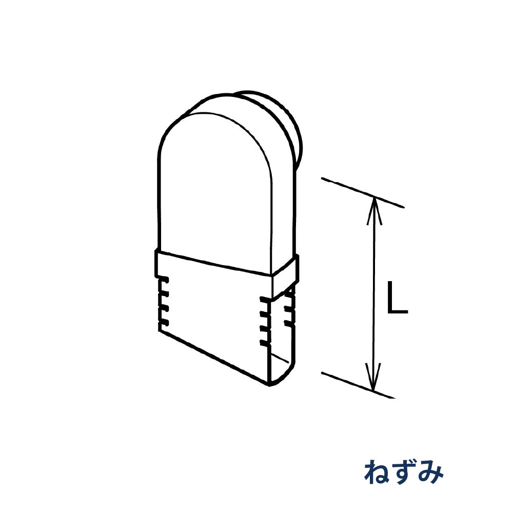 はいとい水下エルボ(一般地用) たてとい60 60(たて系列部材) 90°L=80-110 KQ29761J ねずみ 雨どい パナソニック