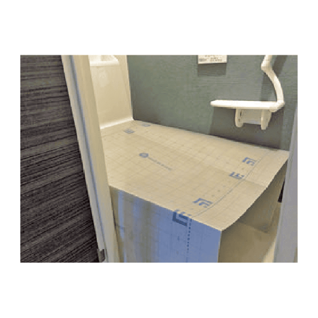 メジャーボード 4つ折り 養生ボード 900×1800×3.0mm【ケース販売】20枚入 N17-001 メジャー エムエフ