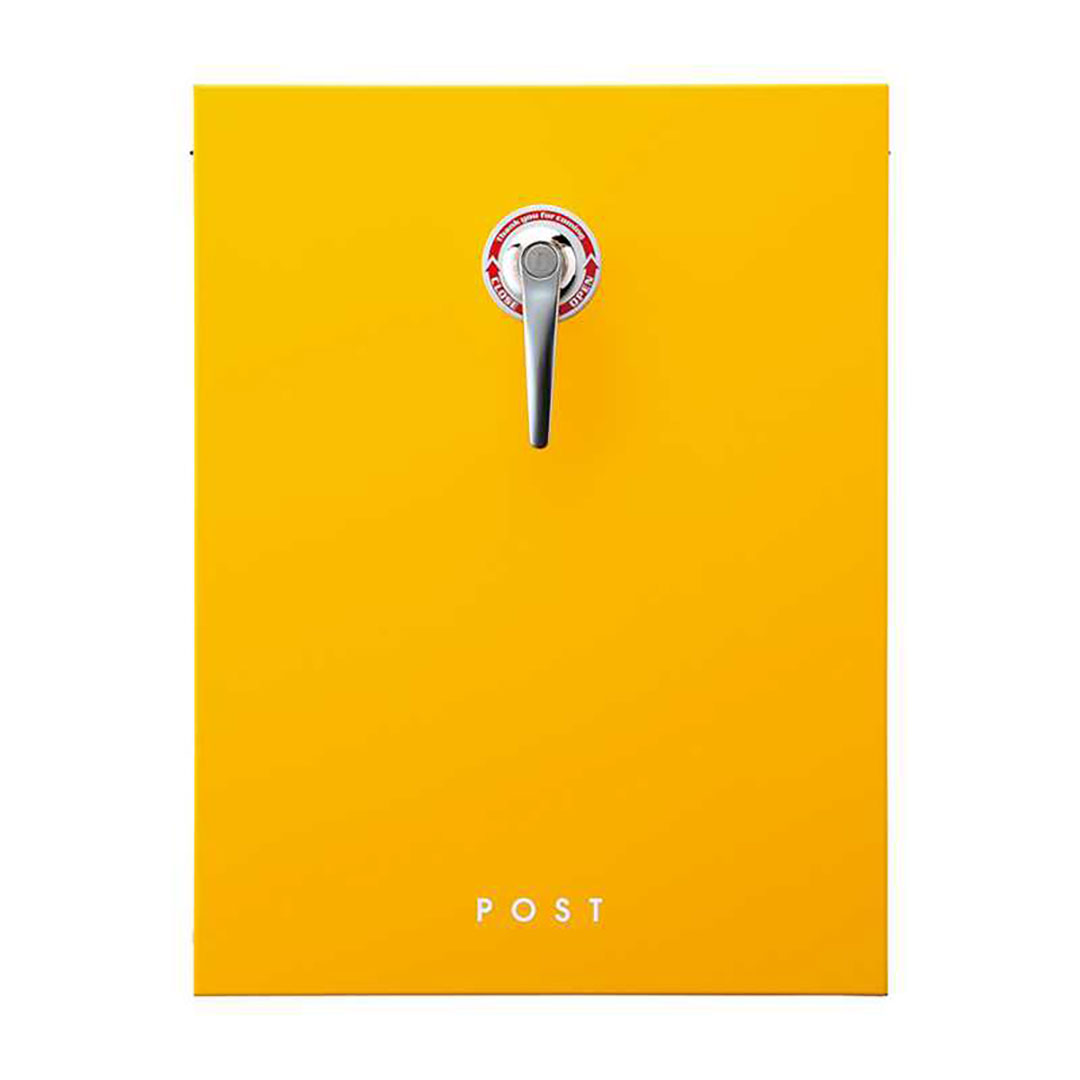 美濃クラフト 郵便ポスト LEAP リープ 上入前出 シリンダー錠付取手 ガーデングリーン LEP-GG