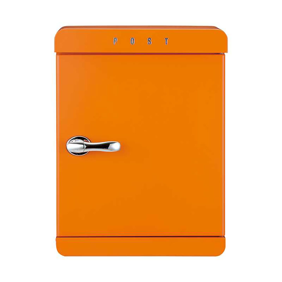 美濃クラフト 郵便ポスト PAST パスト 上入前出 錠付取手 ガーデングリーン 左開き PST-L-GG