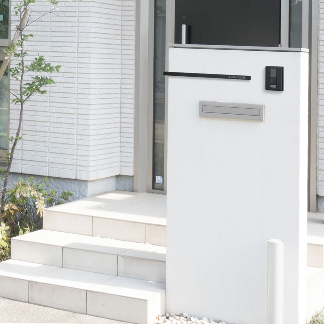 オーダー表札「コーナーサイン」 KAP-2 美濃クラフト コーナー表札 壁設置