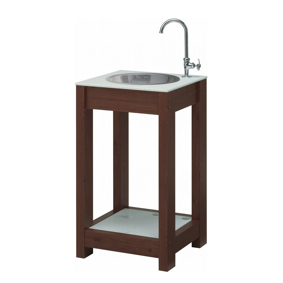 エバーアートウッド ガーデンシンク こだわり板(小･フレーム)タイプ ダークパイン 16094500 タカショー（法人限定）