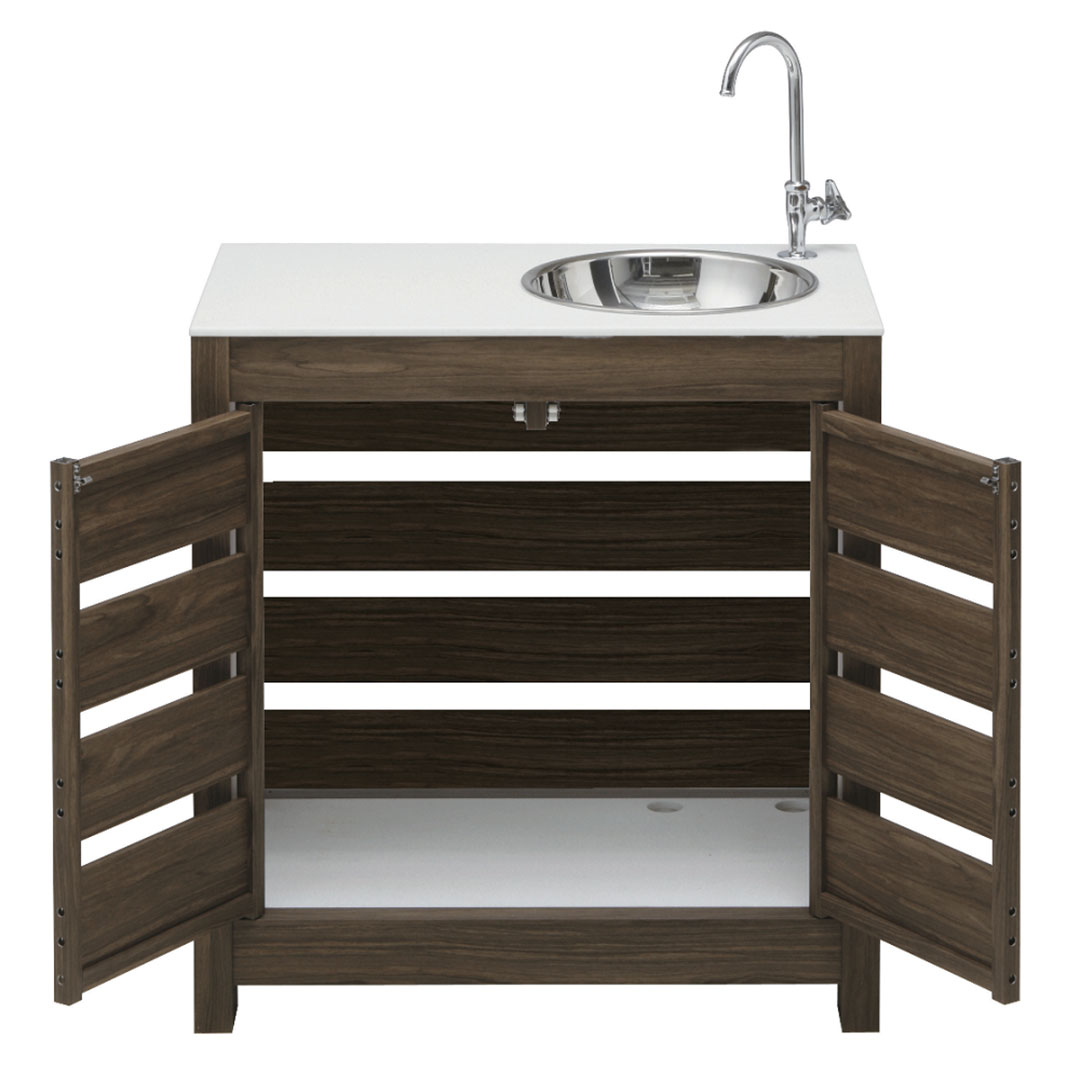 参考画像:こだわり板(大･扉付) ブラウンエボニー