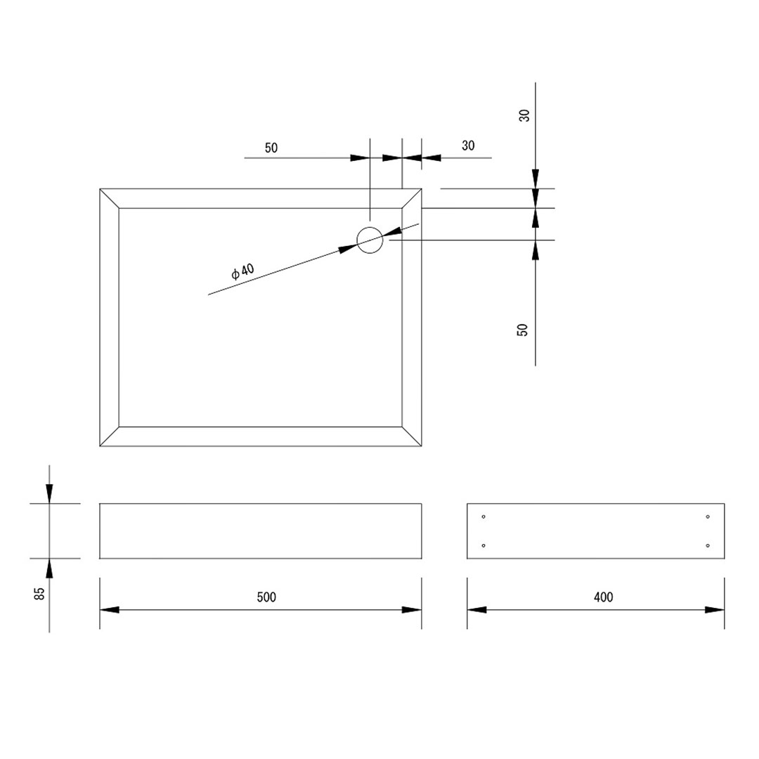 エバーアートウッド 水受け ブラウンエボニー 46932100 ガーデンパン タカショー（法人限定）