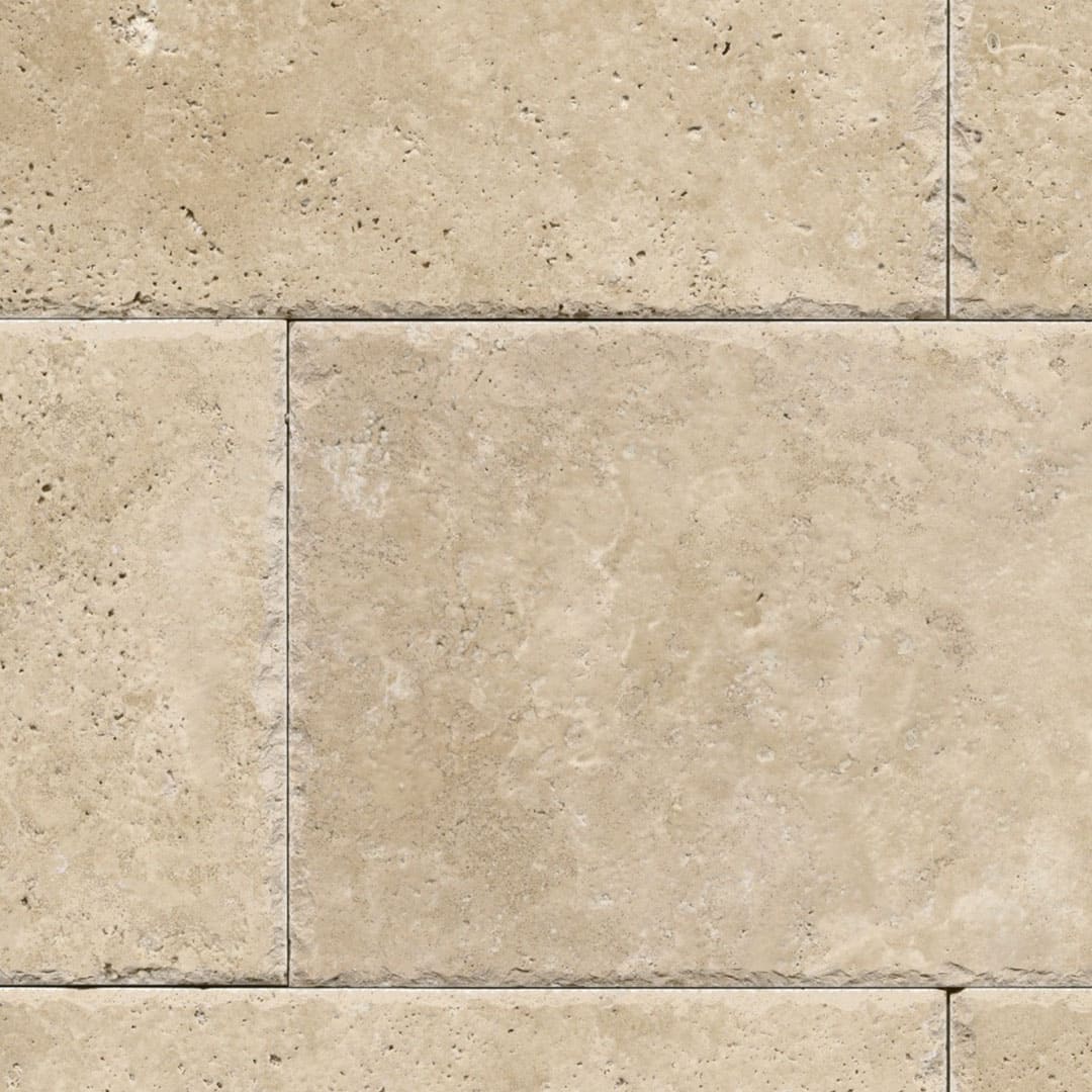 【色柄】タイルトラバーチン(石柄)