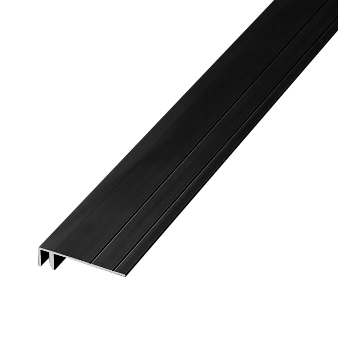 エバーアートボード 見切材 ロング薄型 L3700mm 天端用見切材 ブラック 00222230 タカショー（法人限定）