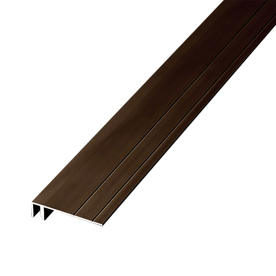 エバーアートボード 見切材 ロング薄型 L3700mm 天端用見切材 ブラウン 00434664 タカショー（法人限定）