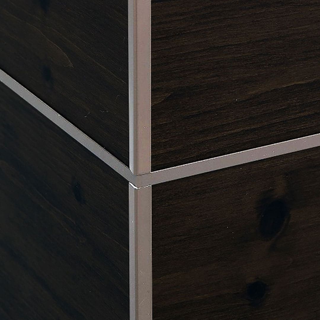 エバーアートボード 見切材 平目地ジョイントコーナー用 L600mm コーナー一体型見切材 ステンカラー 00263035 タカショー（法人限定）