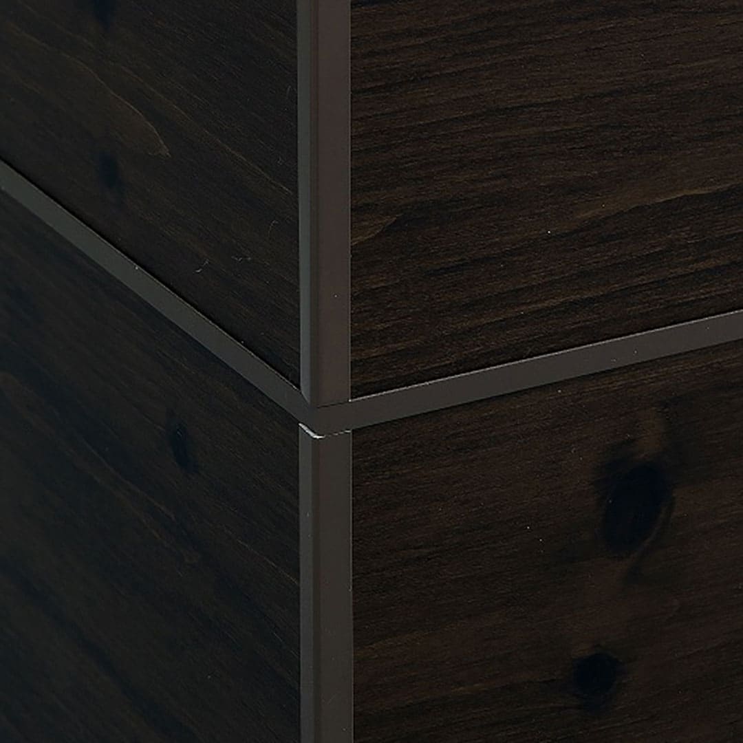 エバーアートボード 見切材 平目地ジョイントコーナー用 L600mm コーナー一体型見切材 ブラウン 00434718 タカショー（法人限定）