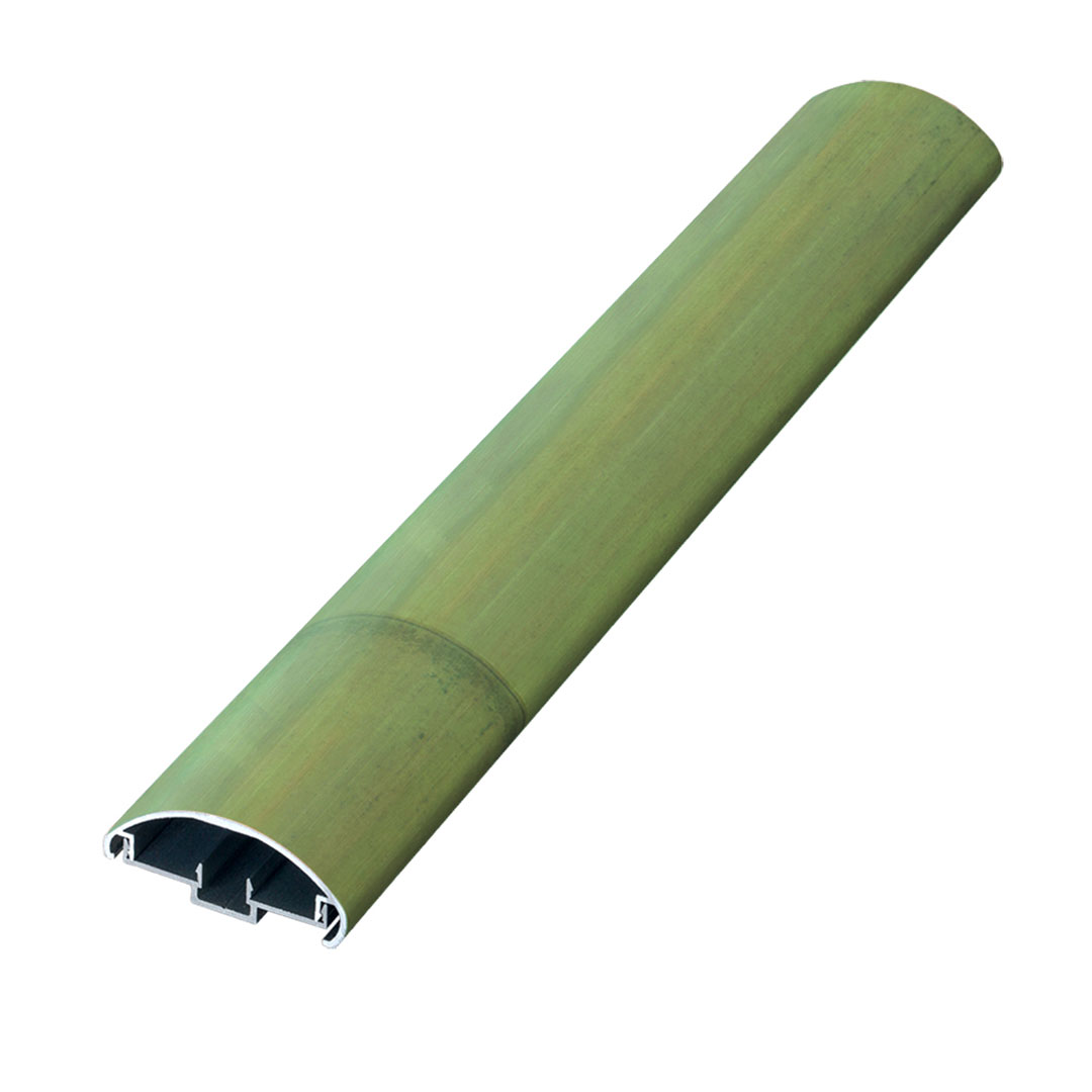 エバーアートボード 丸竹 押え縁 半割竹 エンド L3650mm 孟宗若竹 00026357 タカショー（法人限定）