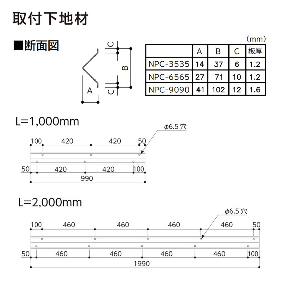 コーナーガード NPC-6565V 1m アイボリーホワイト ナカ工業 駐車場 壁・柱保護材(法人限定)