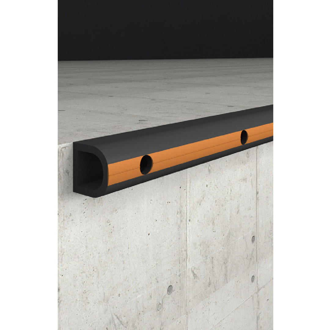 カーストッパー NCD-Yタイプ 2m（イエローライン入り･中空）NCD-1010Y ナカ工業（法人限定）