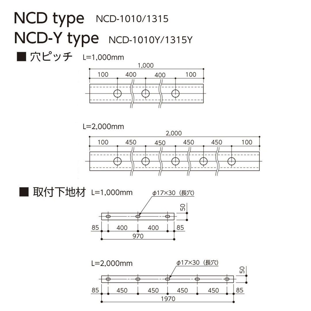 カーストッパー NCDタイプ 1m(中空)NCD-1315 ナカ工業(法人限定)