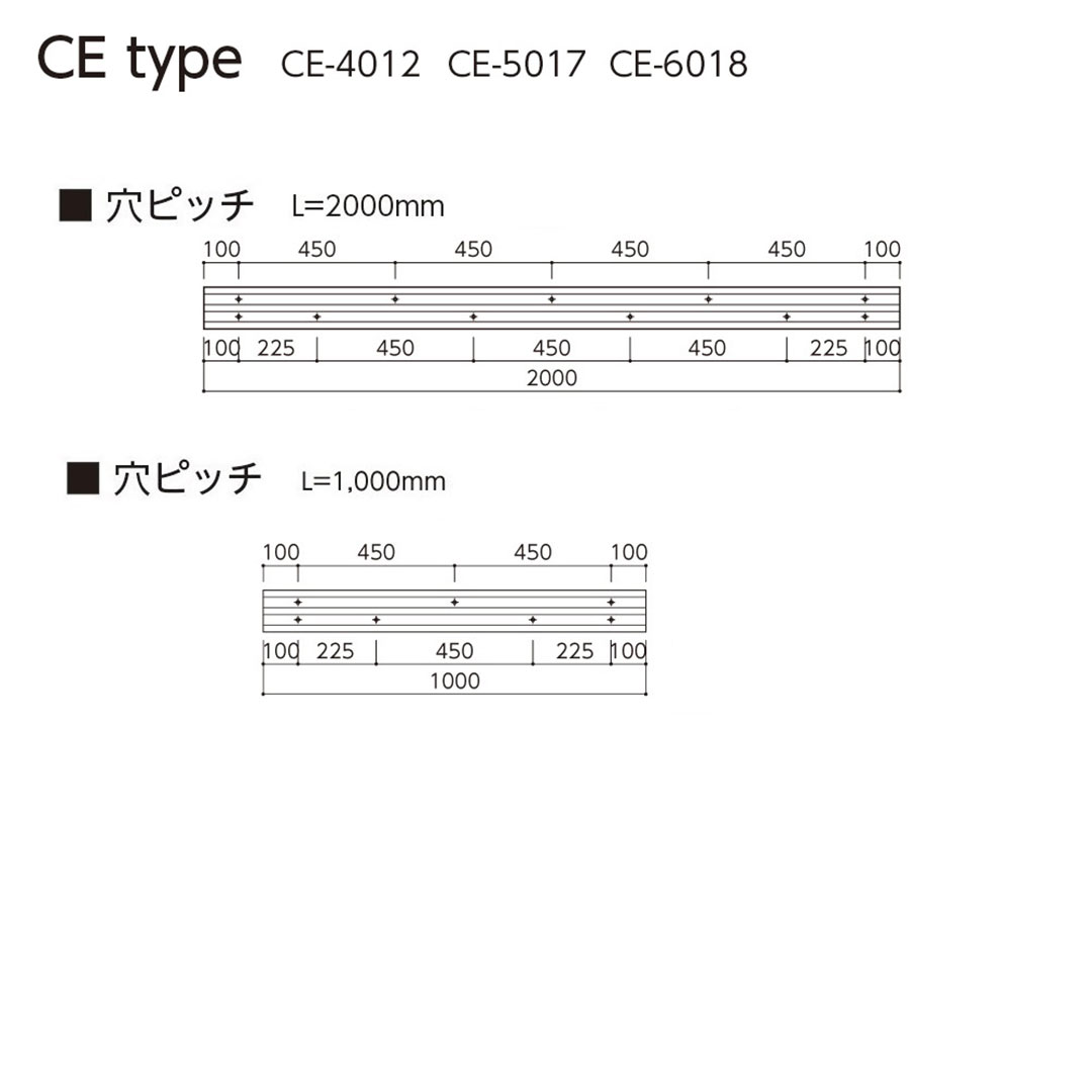 カーストッパー CEタイプ 1m（無垢･E型）CE-5017 ナカ工業（法人限定）