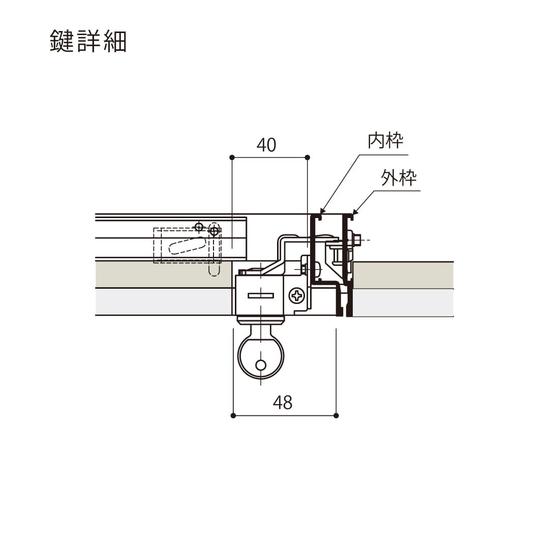 天井点検口 ハイハッチ 鍵付 シルバー MMⅡf HHMMⅡf-K3060 目地 303