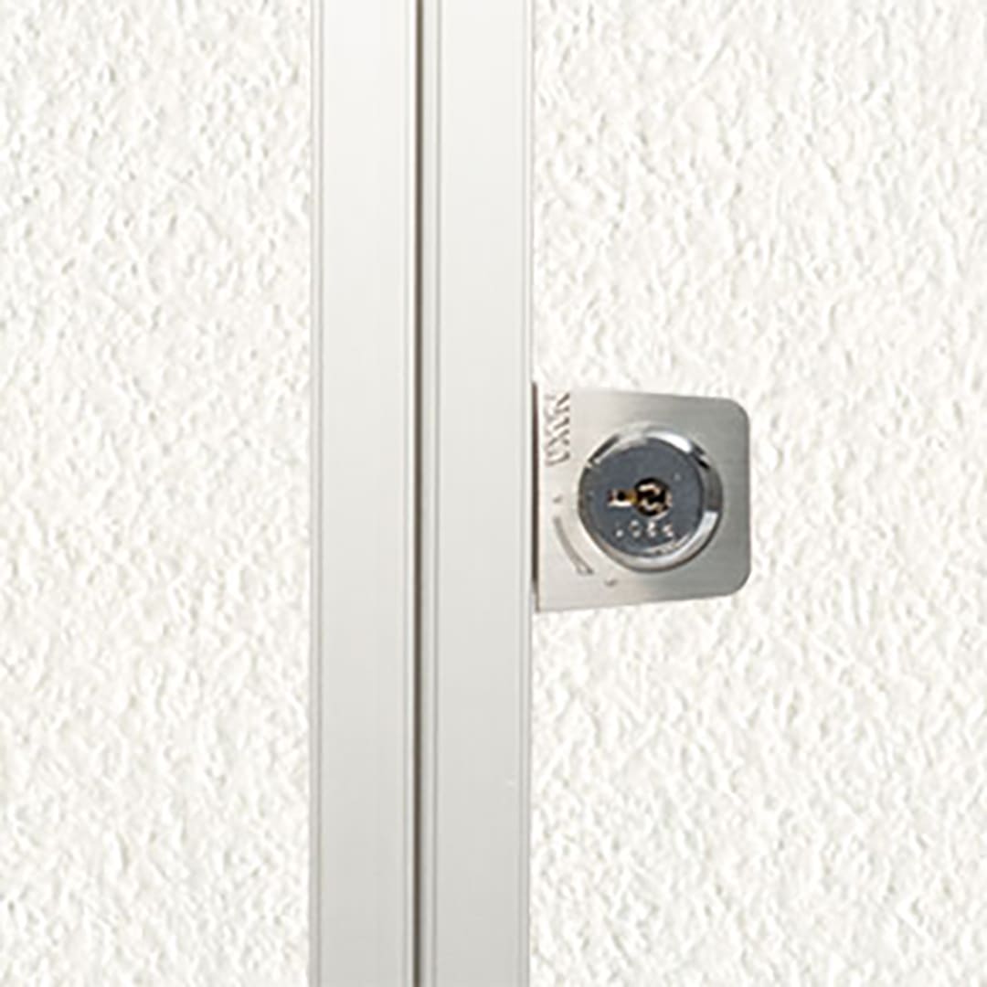 壁点検口 ウォールハッチ 鍵付 ホワイト WHT-303W 気密 粉体塗装仕上 303×303 白 A4等級 点検口 ナカ工業
