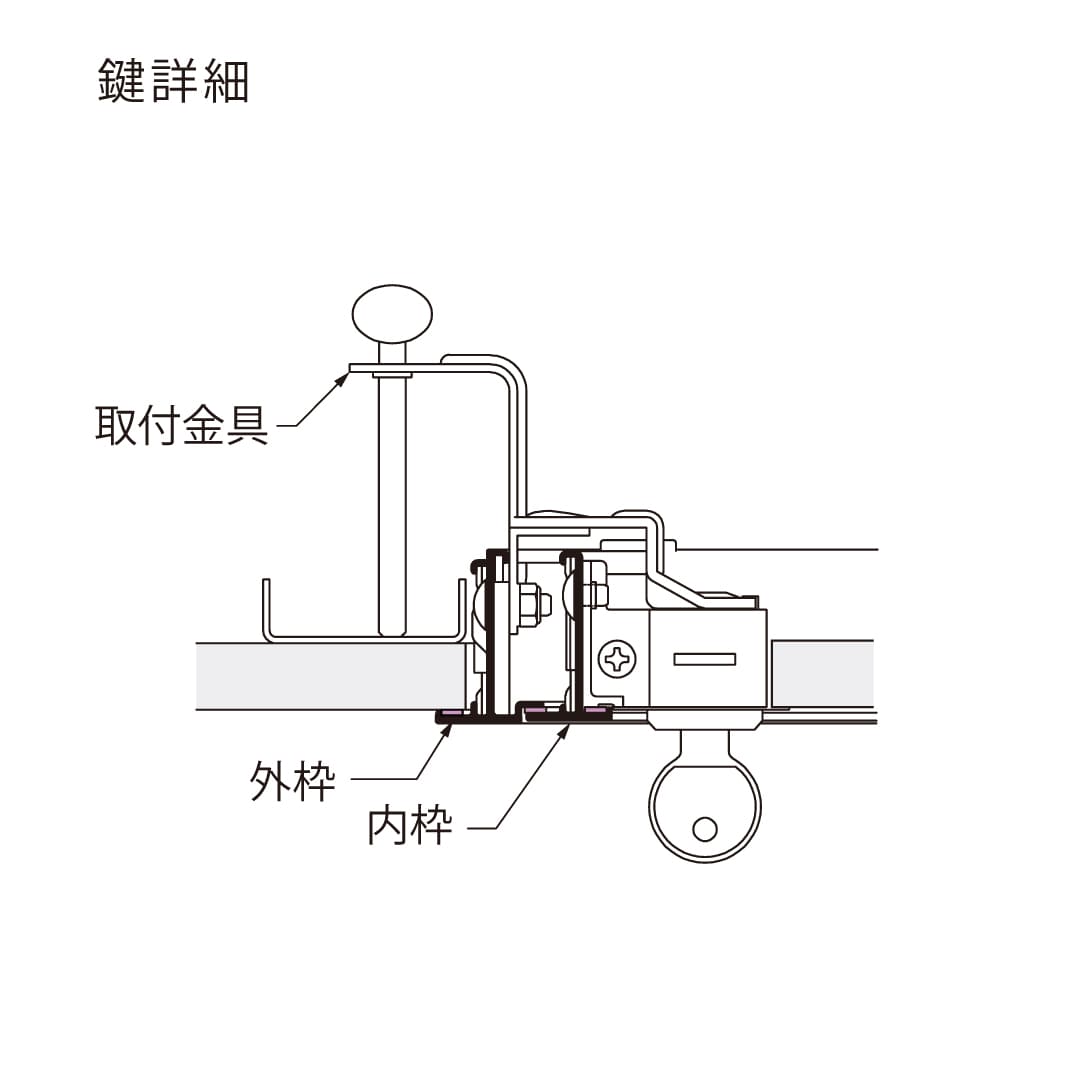 壁点検口 ウォールハッチ 鍵付 ホワイト WHT-303W 気密 粉体塗装仕上 303×303 白 A4等級 点検口 ナカ工業