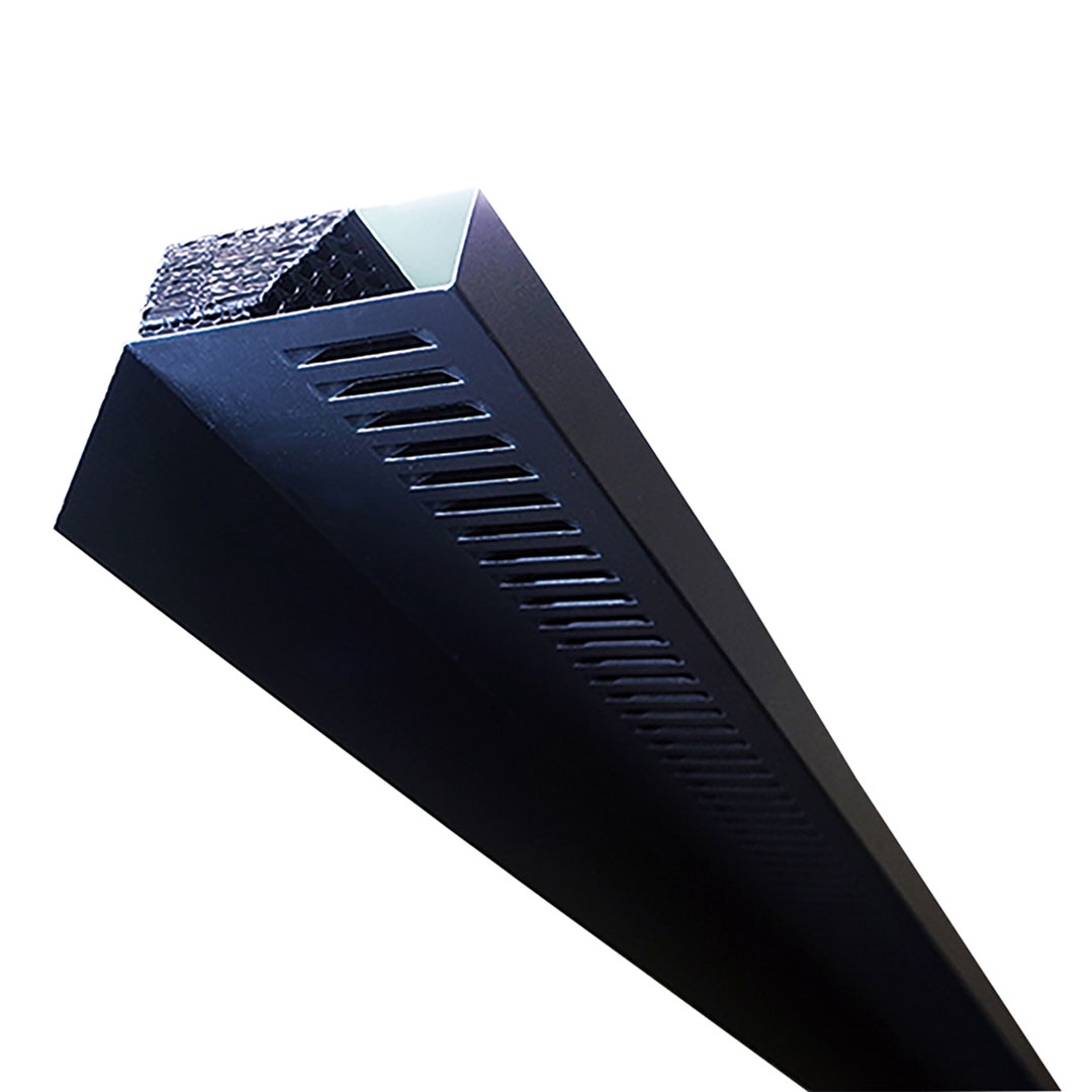 【ケース販売】SEV-18 通気見切材 軒対応 ケラバ対応 スリム 防水 躯体換気 気密 日本住環境 V-SEV18-BK