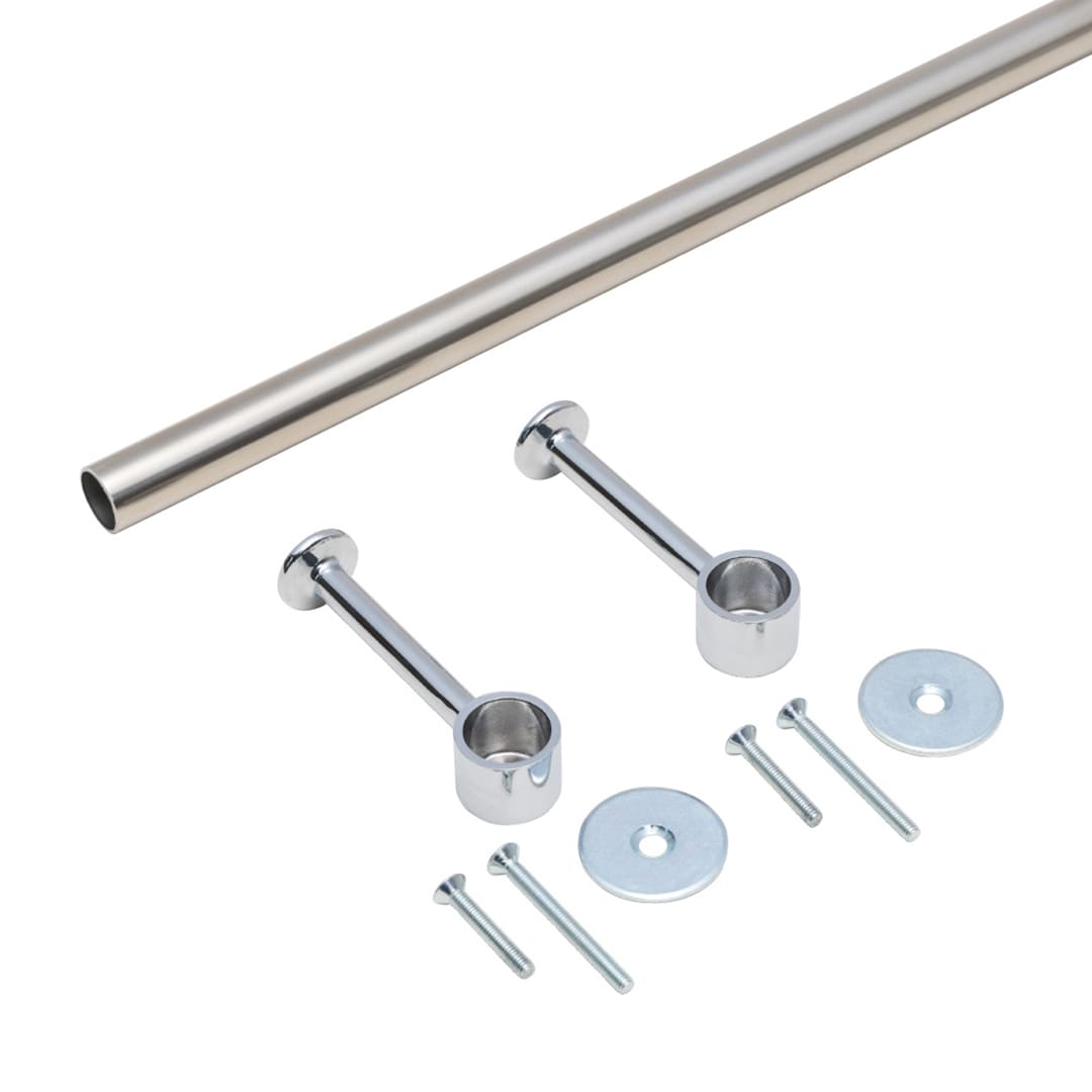 可動棚板セット Bタイプ用上吊パイプ Φ16 L512mm シルバー KTB-HPW6 南海プライウッド