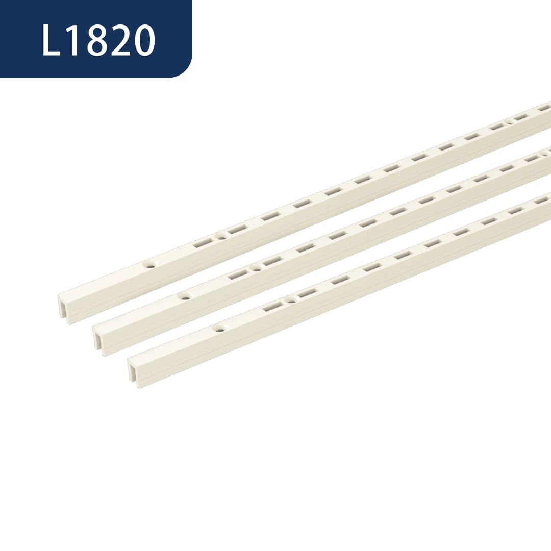アームハング棚柱SS 棚柱【ケース販売】3本入 L1820 SSホワイト SS-H18W-3 南海プライウッド