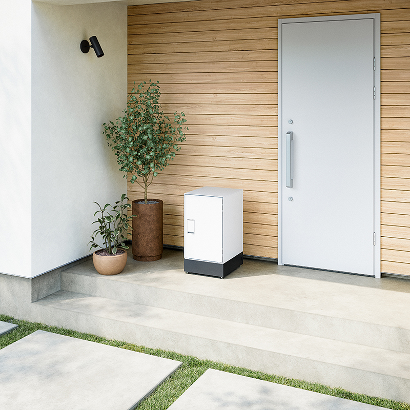 ナスタ Nasta Box LIGHT 宅配ボックス M本体 KS-TL05RAC-P295-W ナスタボックス ライト シリンダー錠 ホワイト(W)