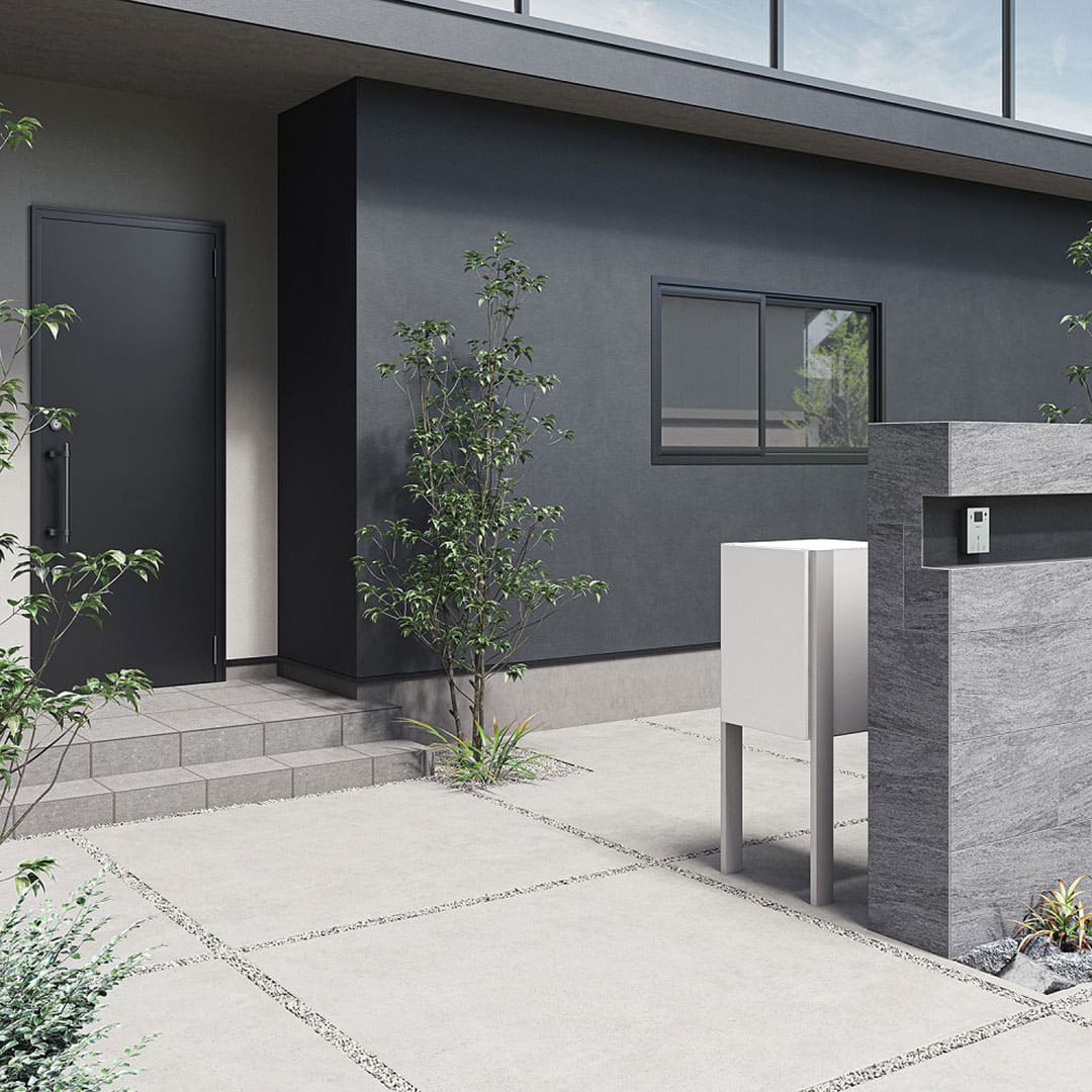 ナスタ 宅配ボックス用 ポール KS-GP23AP-DW ダークウッド（Nasta Box＋POST・Nasta Box LIGHT 専用 支柱）