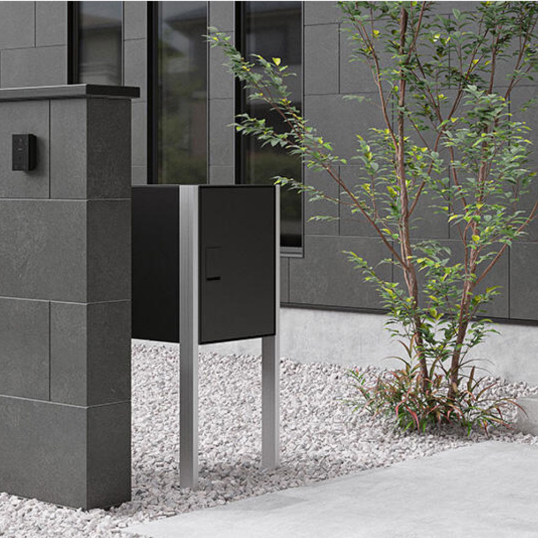 ナスタ 宅配ボックス用 ポール KS-GP23AP-DW ダークウッド（Nasta Box＋POST・Nasta Box LIGHT 専用 支柱）