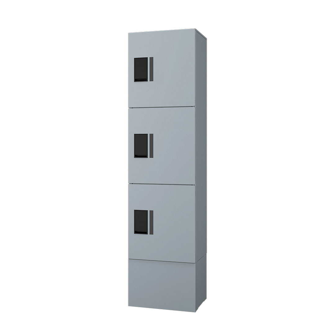 ナスタ Nasta Box プチ宅ユニット 専用 幅木 H250mmタイプ  KS-TL01FH250-SV シルバー 集合住宅用 宅配ボックス