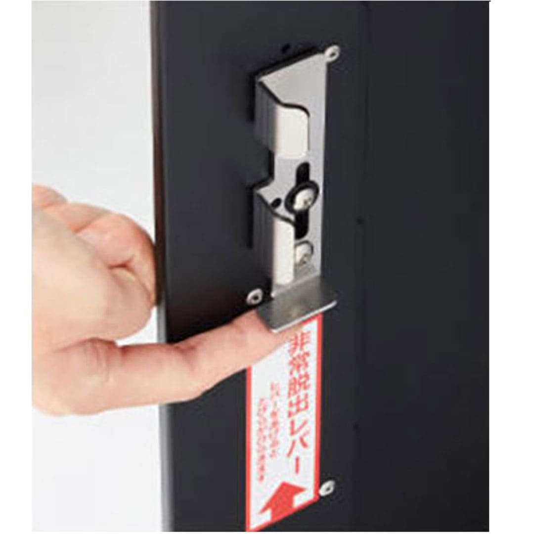 ナスタ Nasta Box プチ宅ユニット  KS-TL01R05A-SK H400mm×2タイプ（捺印無し）シルバー×ブラック 集合住宅用 宅配ボックス 前入前出