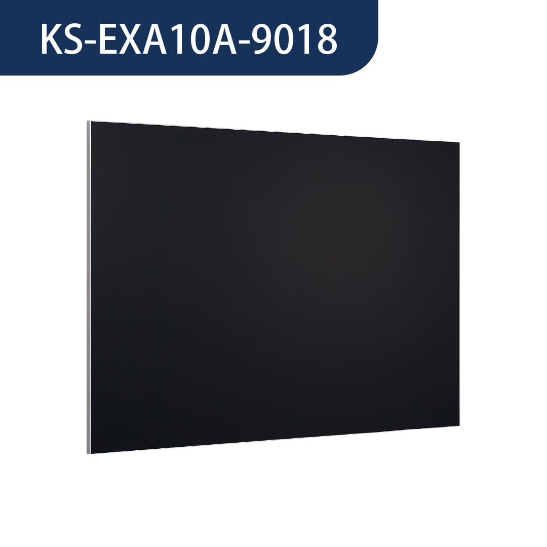 【受注生産】ナスタ 掲示板 マグネットボード アルミニウム 屋内用 1800×900 ブラック KS-EXA10A-9018D