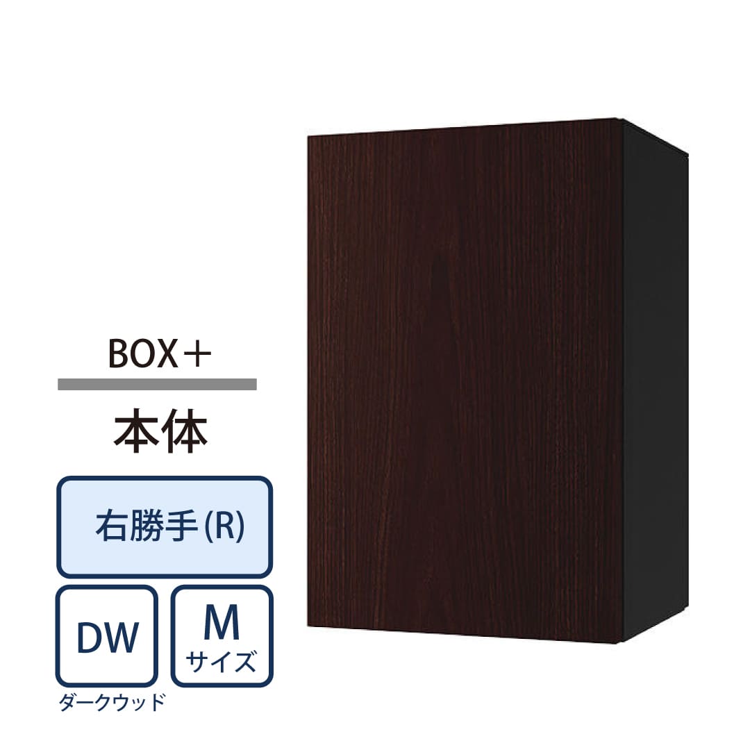 ナスタ Nasta Box+ 宅配ボックス M本体 KS-TL06NPR-P315-DW ナスタボックス プラス 右勝手(R)/前出前入 ダークウッド